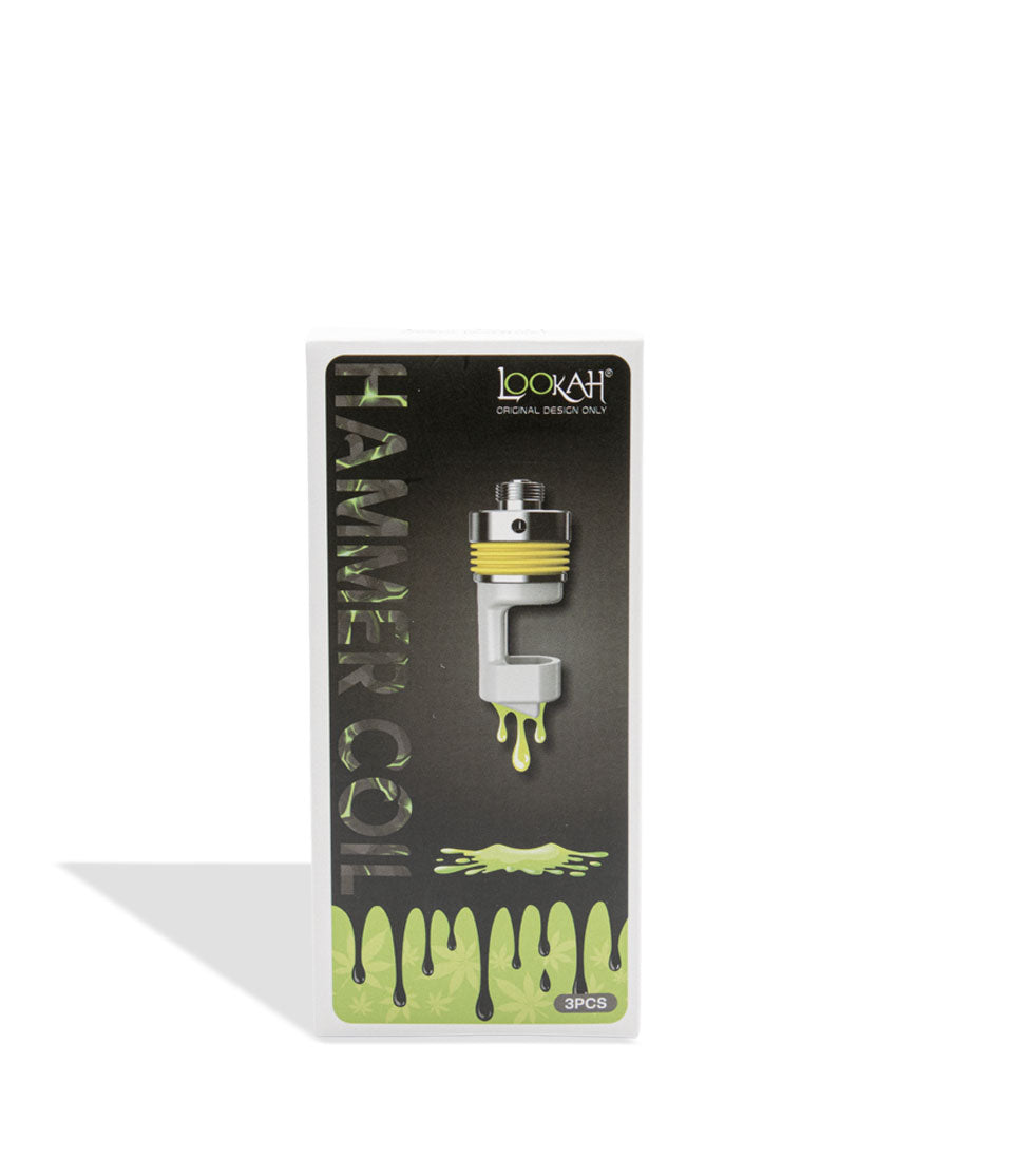 Lookah vape pen hammer coil accessory 3 pack with packaging labeled &