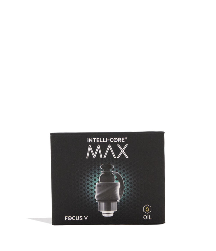 Focus V Carta 2 Intelli-Core Max Atomizer for Oil with Bubble Cap Packaging Front View on White Background