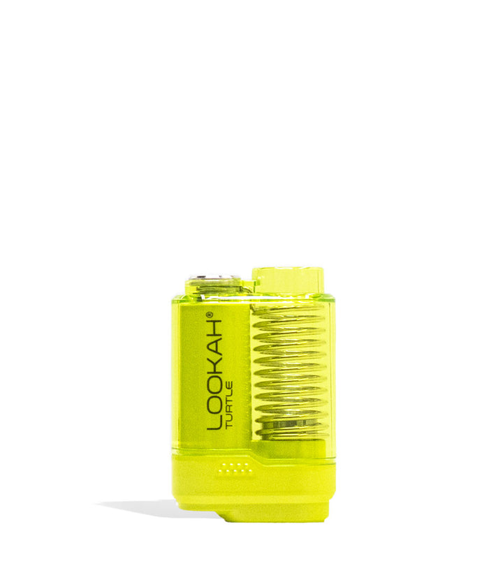 Neon Green Lookah Turtle 2g Cartridge Vaporizer Front View on White Background