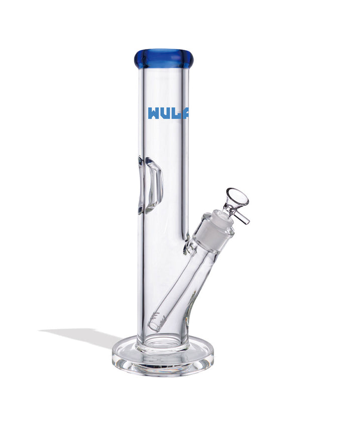 Blue Wulf Mods 7mm 12inch Straight Water Pipe Front View on White Background