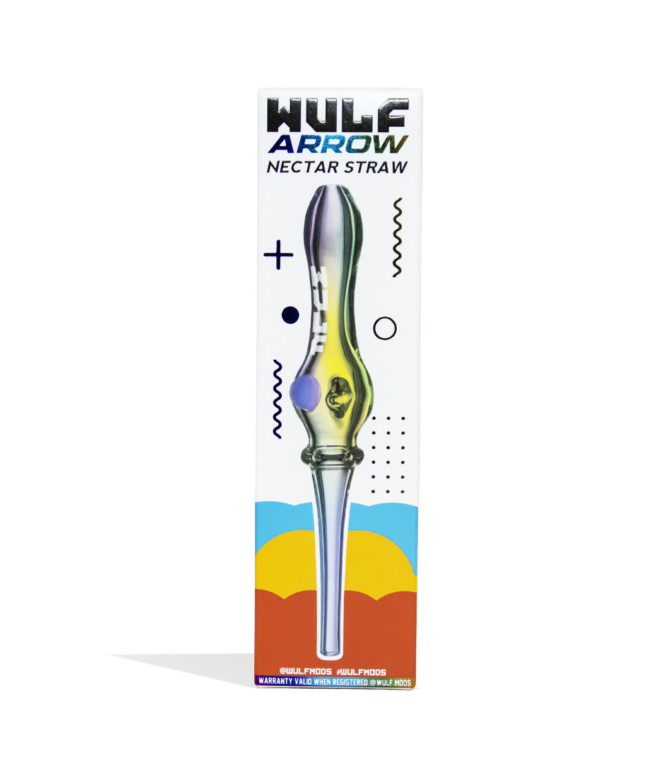 Full Color Wulf Mods Arrow Nectar Straw Packaging Front View on White Background