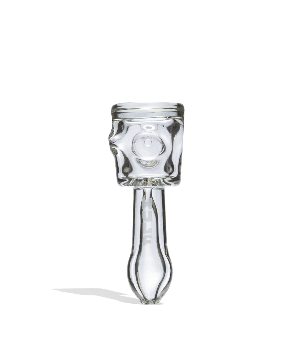 Clear front view Wulf Mods Bell Hand Pipe on white background