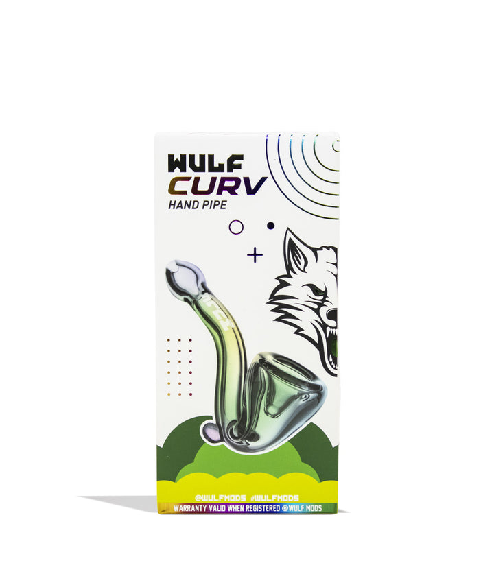 Full Color Wulf Mods Curv Hand Pipe Packaging Front View on White Background