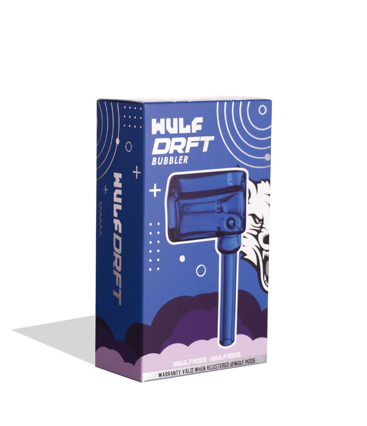 Blue box Wulf Mods Drft Bubbler on white background