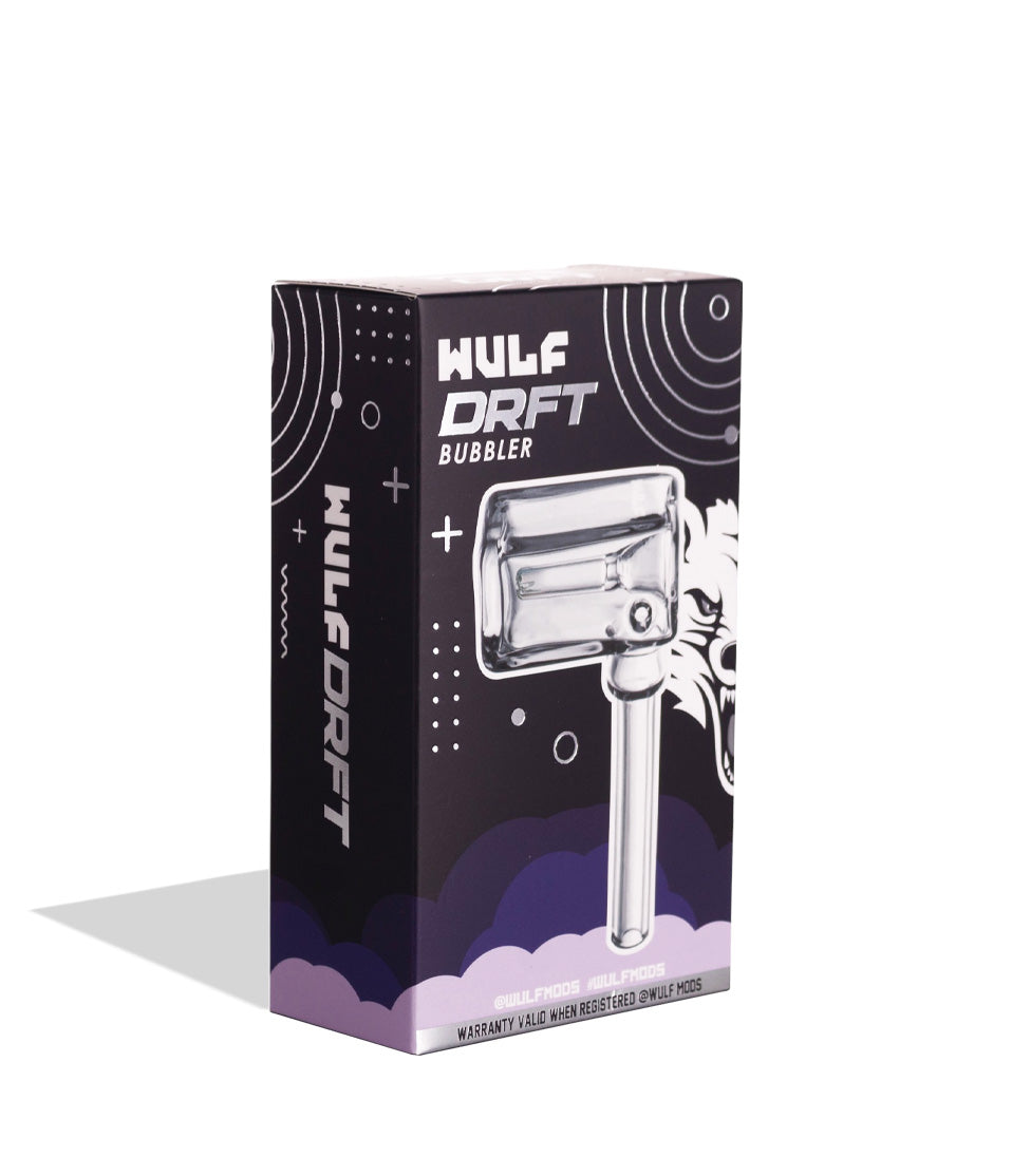 Clear box Wulf Mods Drft Bubbler on white background