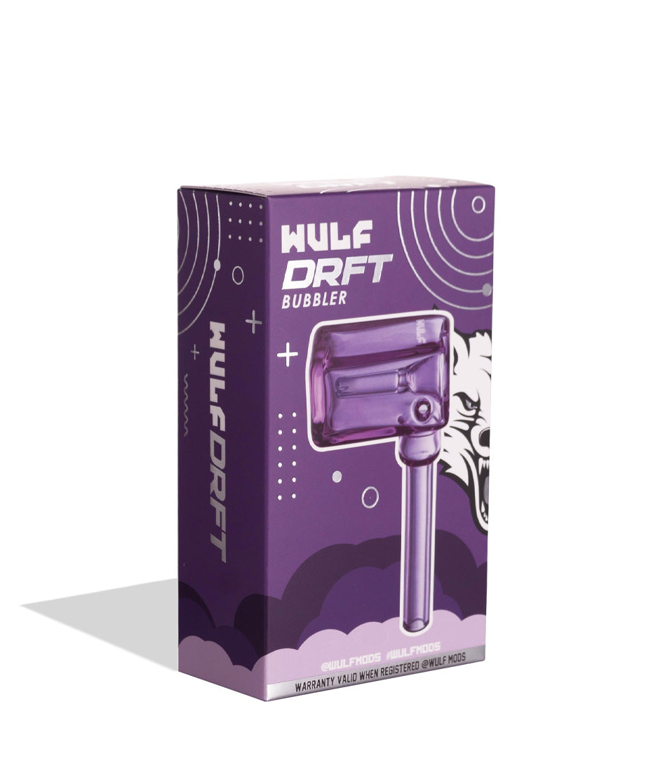 Purple box Wulf Mods Drft Bubbler on white background