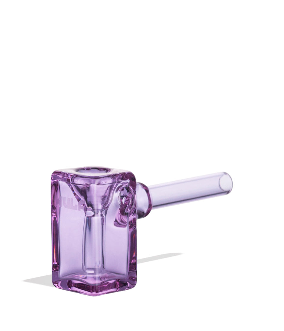 Purple angled Wulf Mods Drft Bubbler on white background