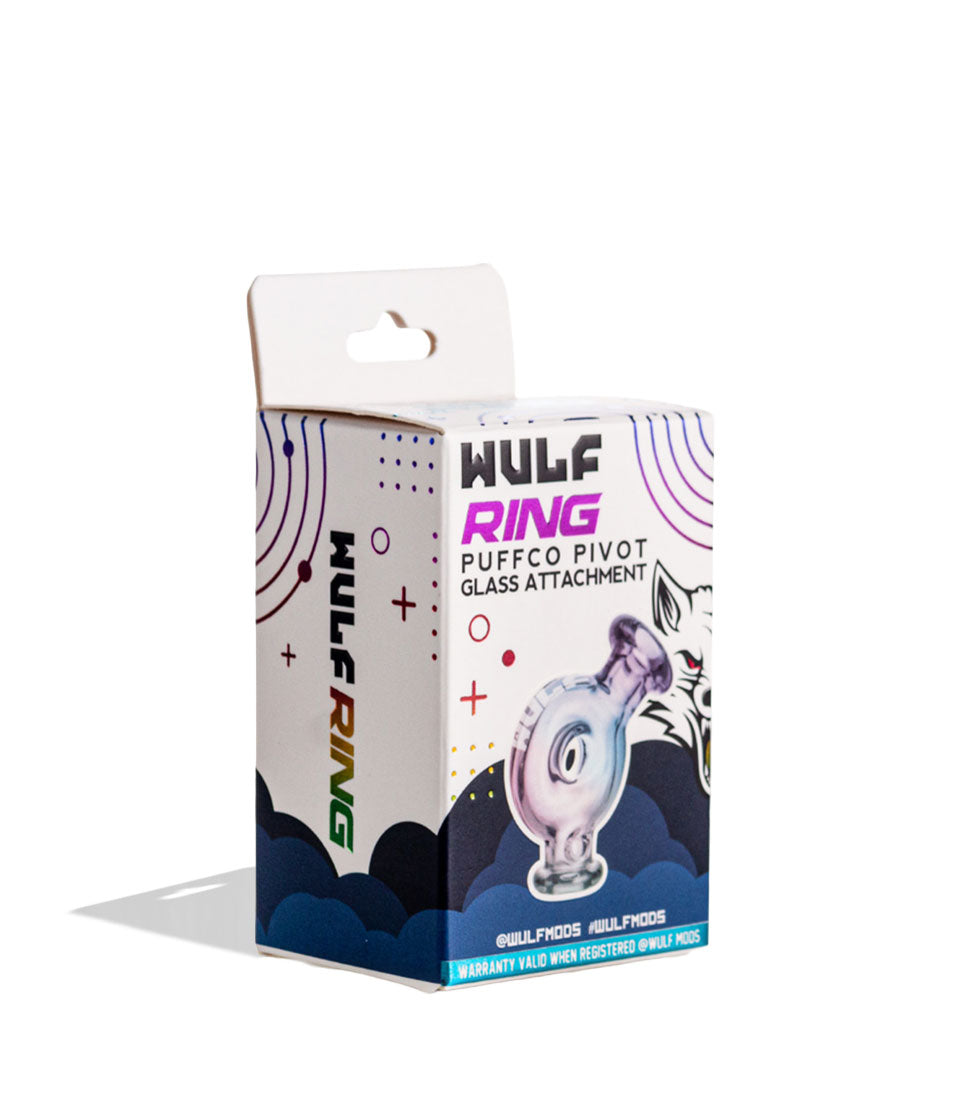 Full Color Wulf Mods Ring Puffco Pivot Top packaging on white background