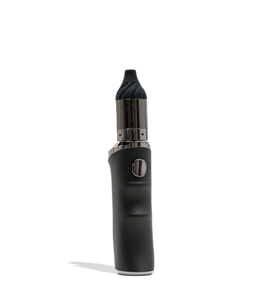 Gunmetal Yocan Black Phaser Ace Wax Vaporizer Front View on White Background