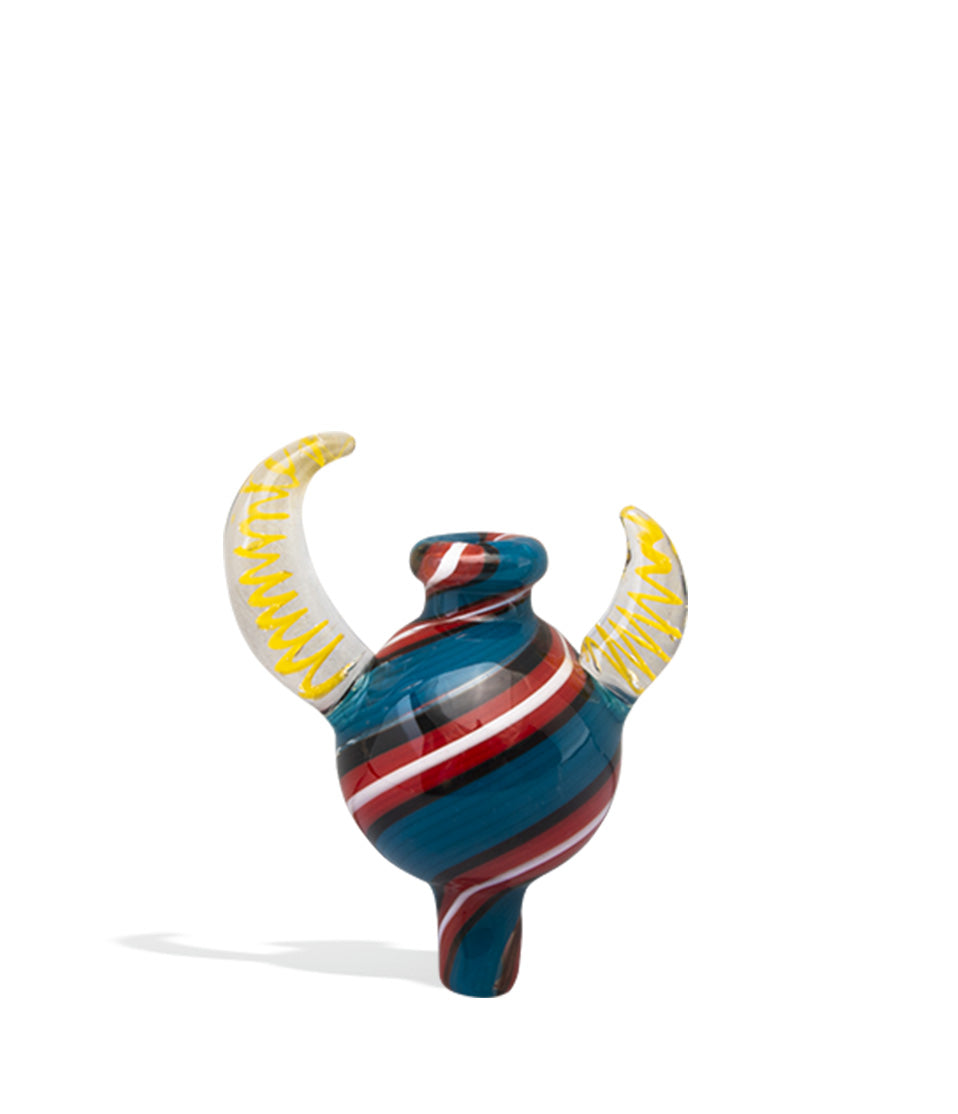 2-Heady Ball Cap with Reversal Color and Horns on white background
