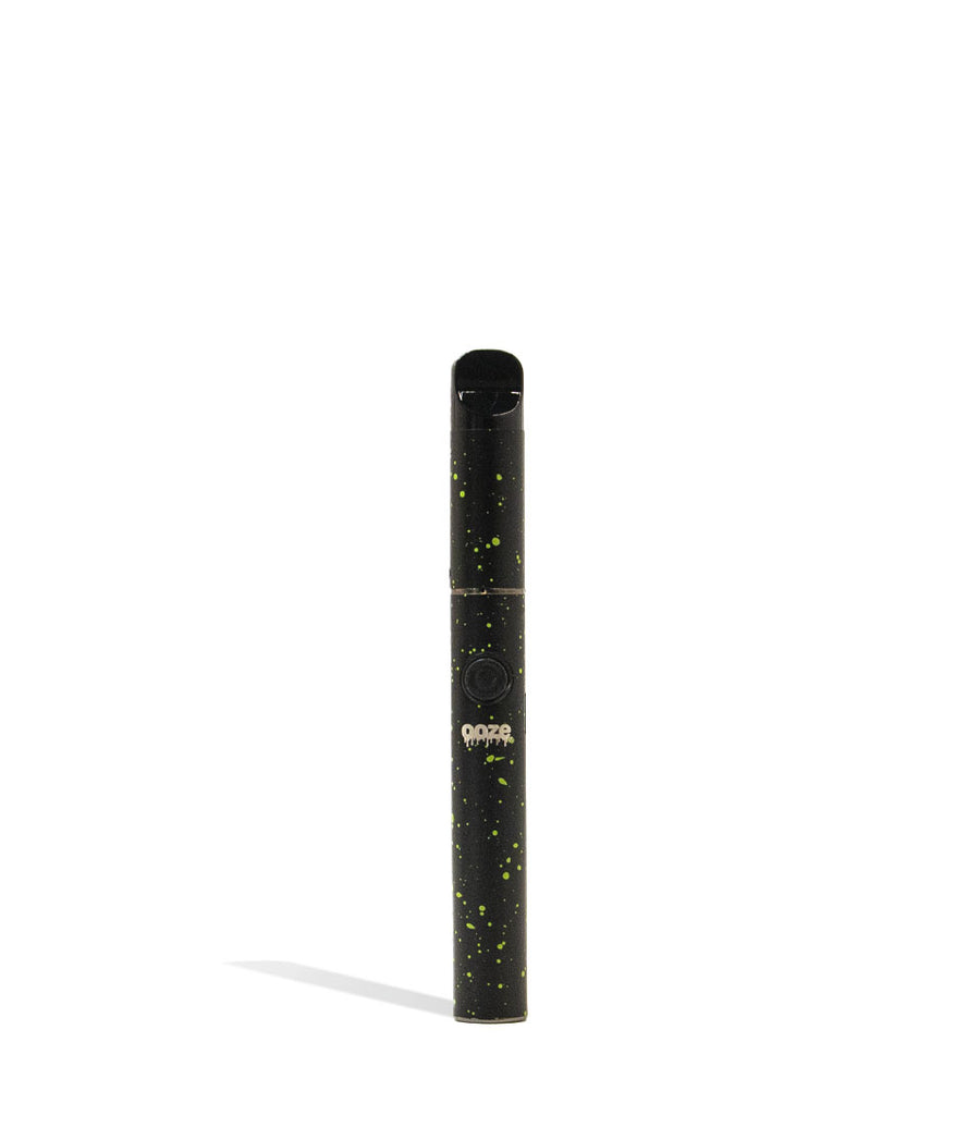Black Green Spatter Ooze Signal Concentrate Vaporizer Front View on White Background