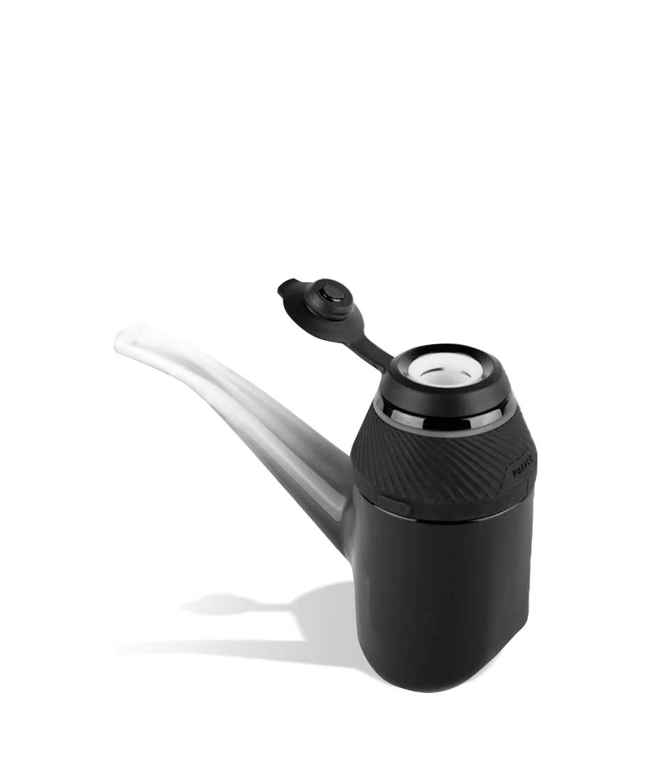 Above view Puffco Proxy Concentrate Vaporizer on white background
