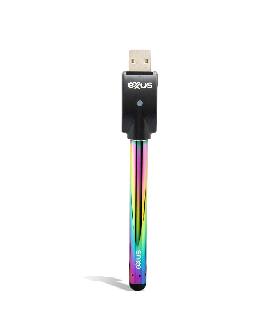 Full color w/charger Front view Wulf Mods Micro Plus Cartridge Vaporizer on white background