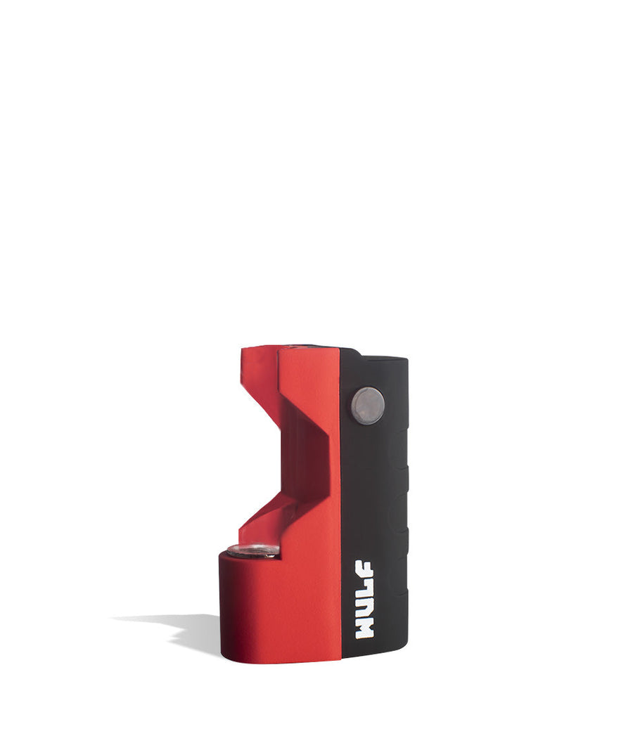 Red front Wulf Mods Micro Cartridge Vaporizer on white background